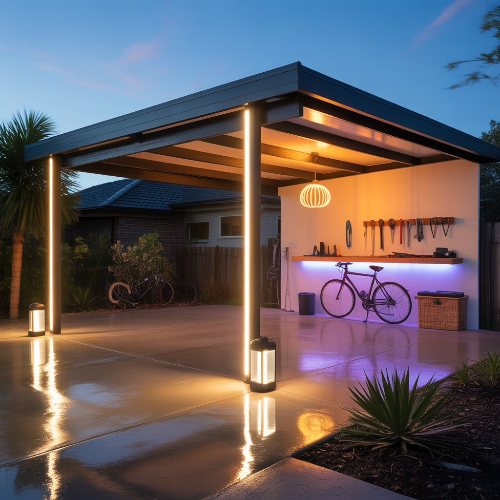 ideas for carport lights