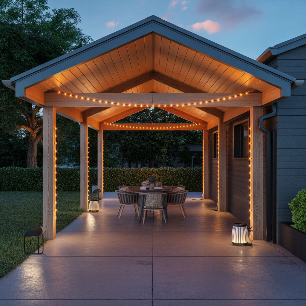 ideas for carport lights