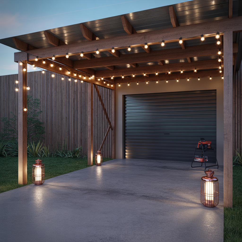 ideas for carport lights