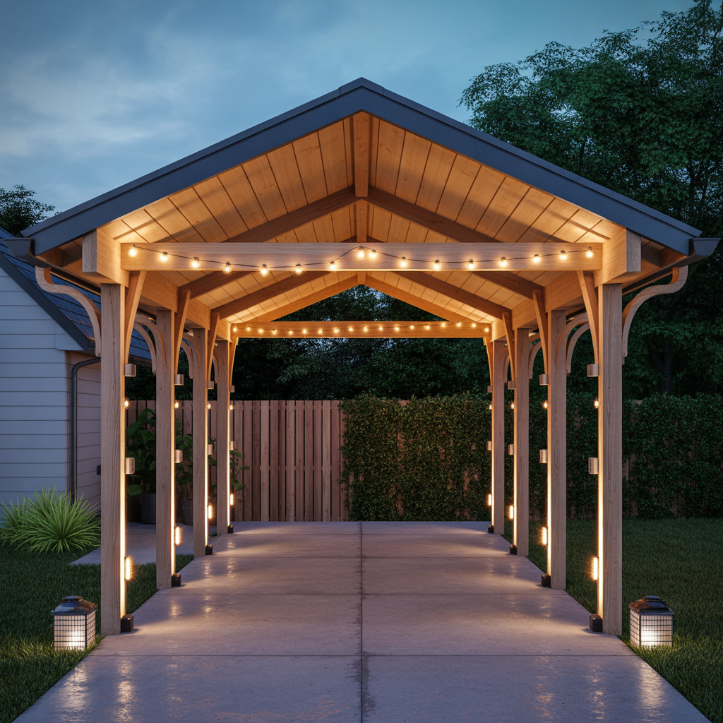 ideas for carport lights