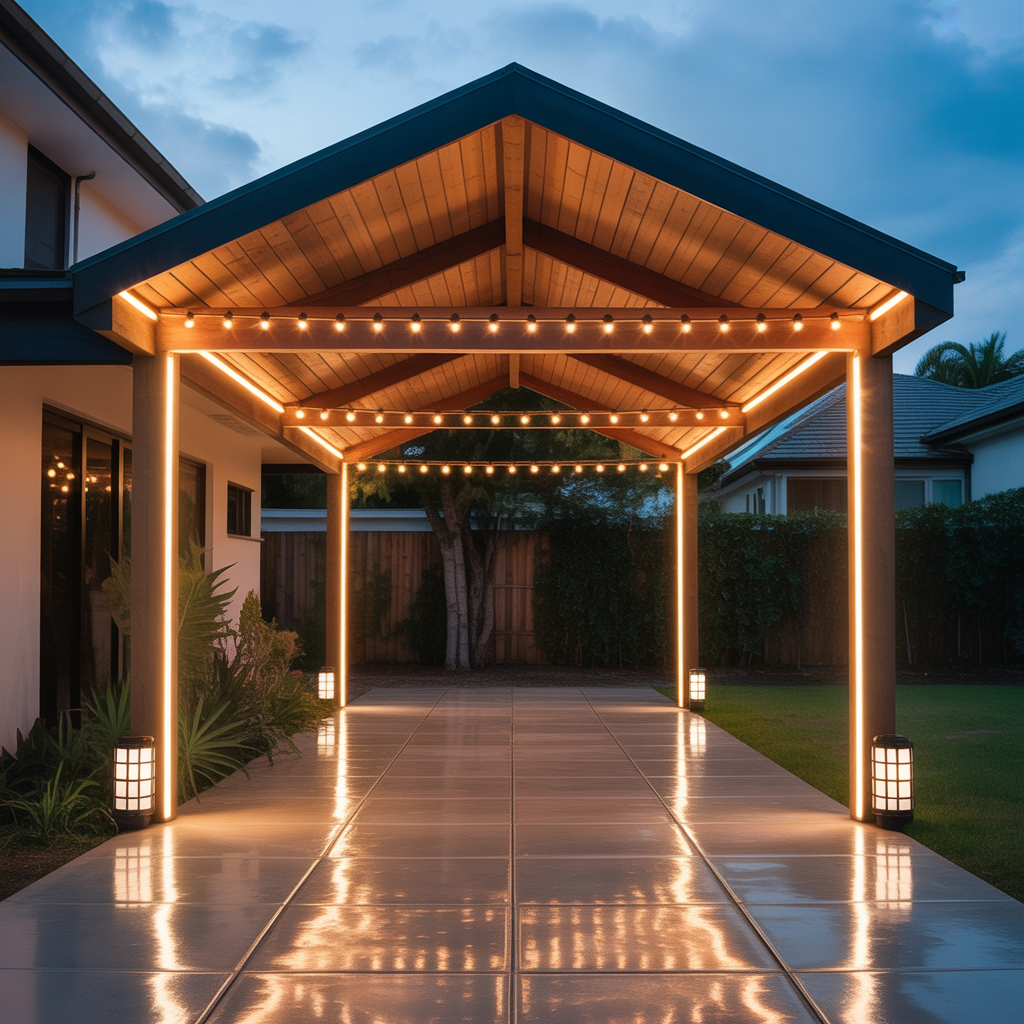 ideas for carport lights