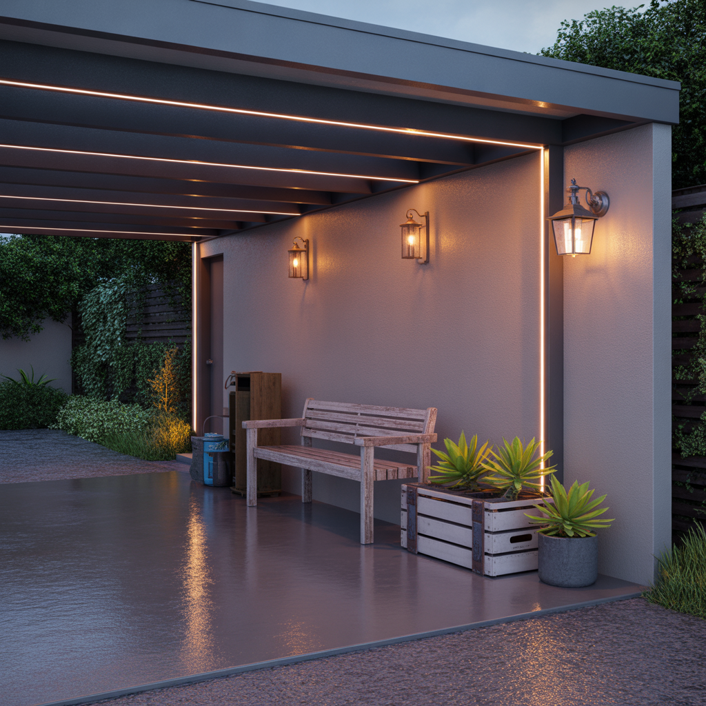 ideas for carport lights