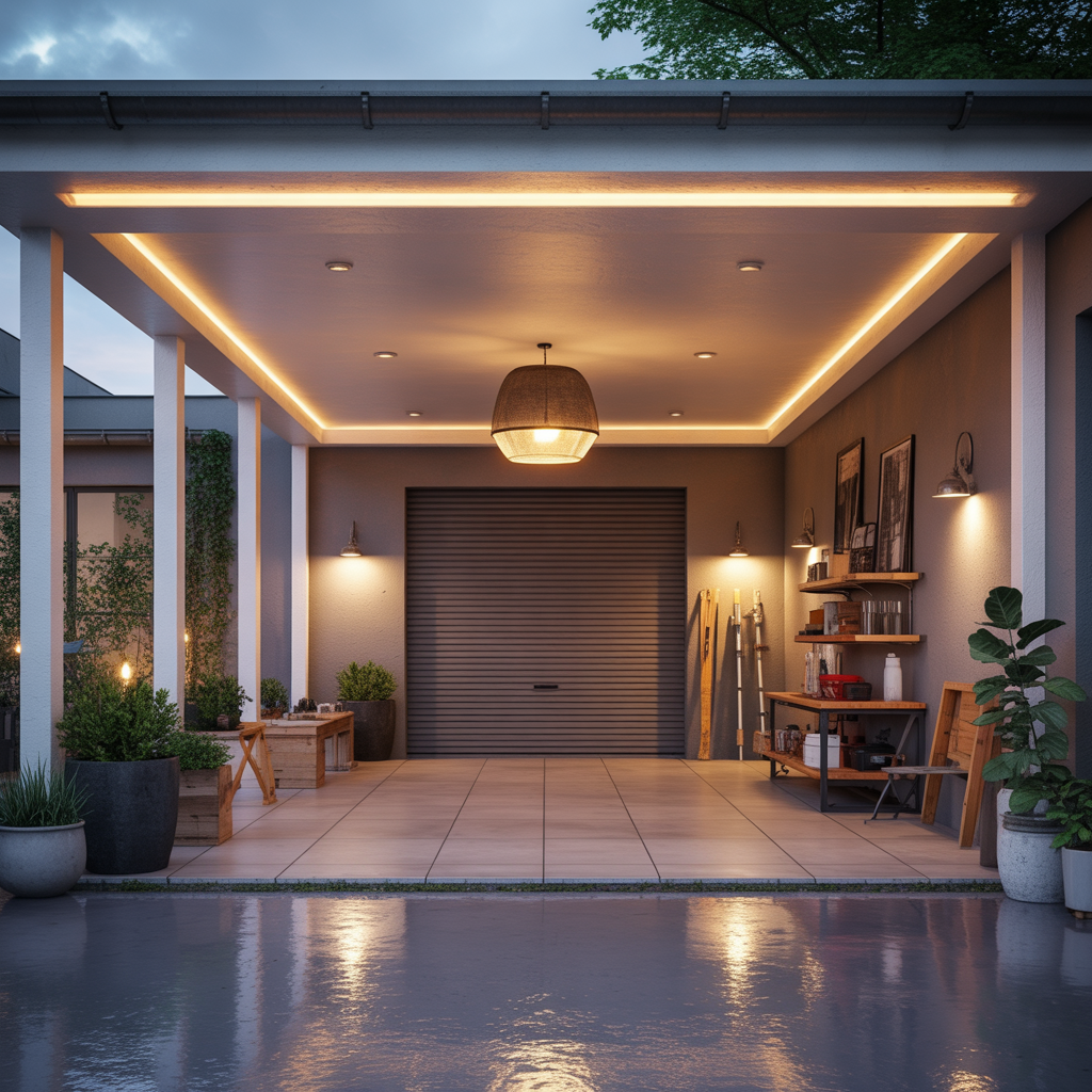 ideas for carport lights