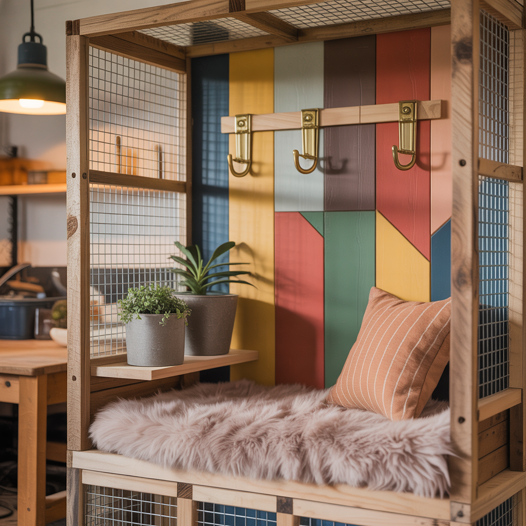 ideas for cat cage decoration