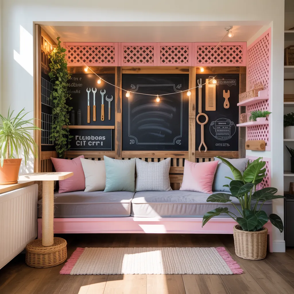 ideas for cat cage decoration
