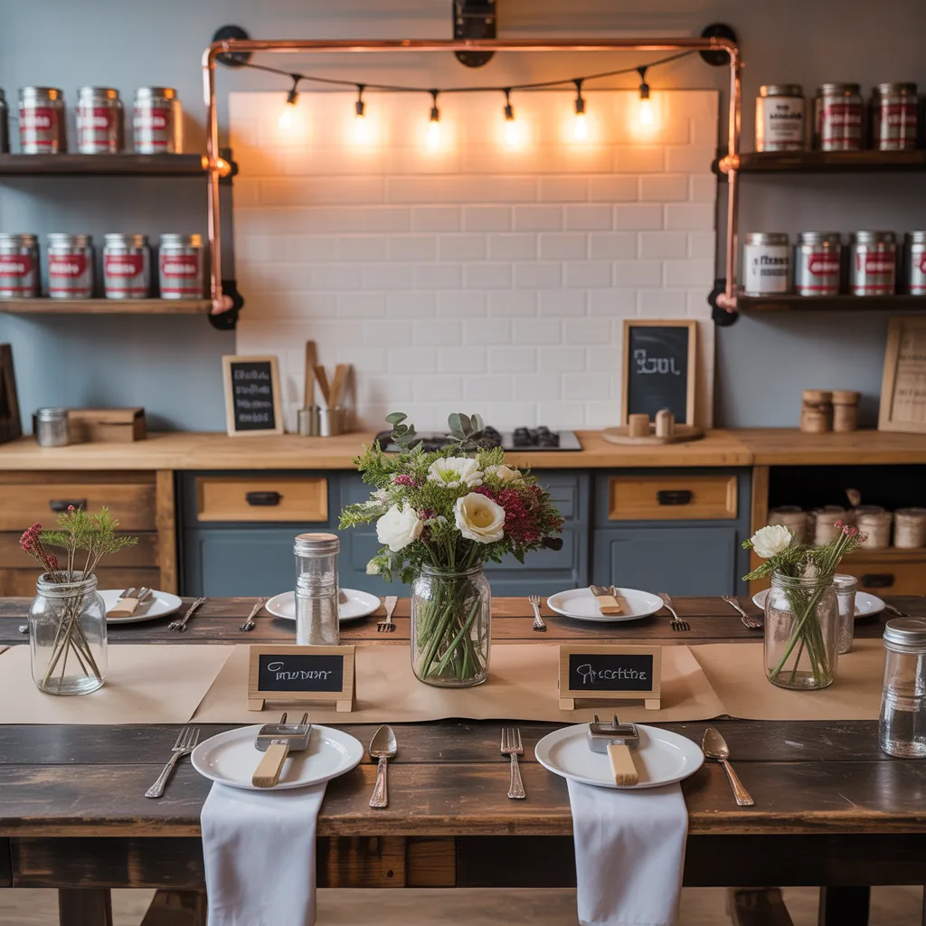 ideas for catering table setup