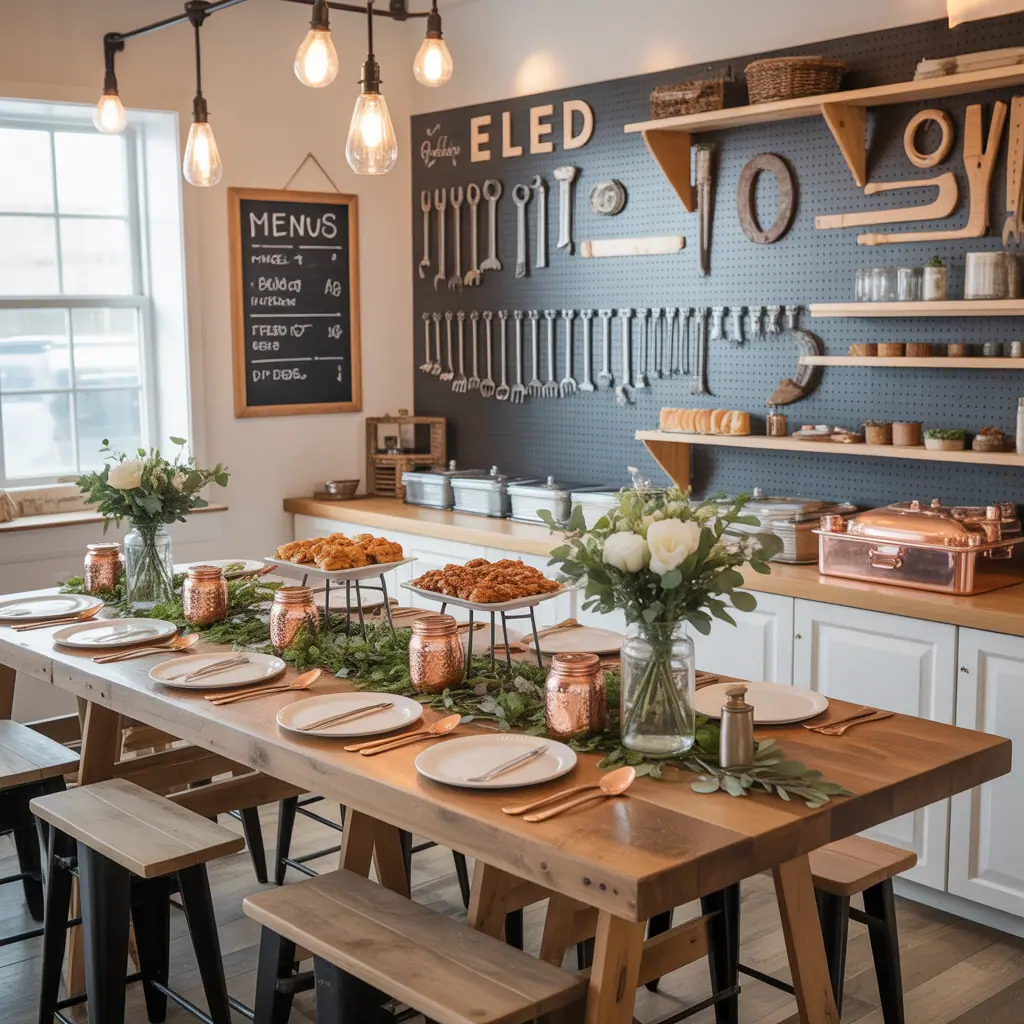 ideas for catering table setup