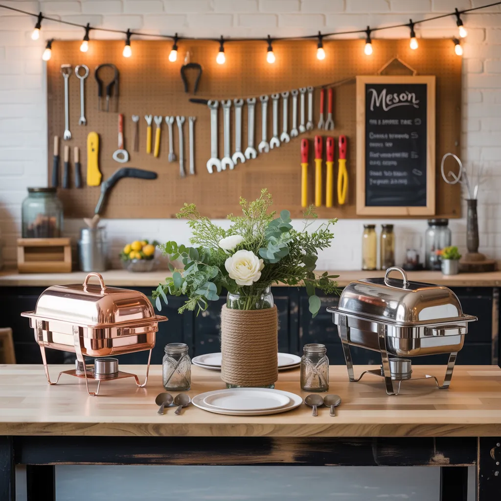 ideas for catering table setup