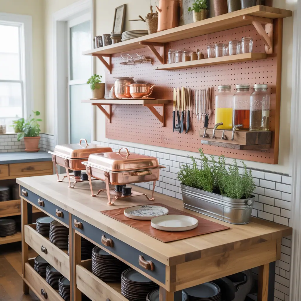 ideas for catering table setup