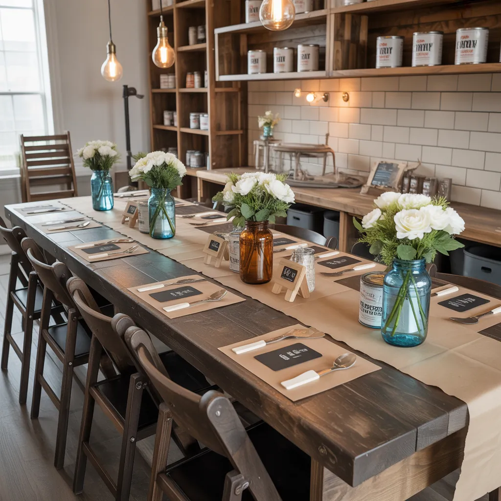 ideas for catering table setup