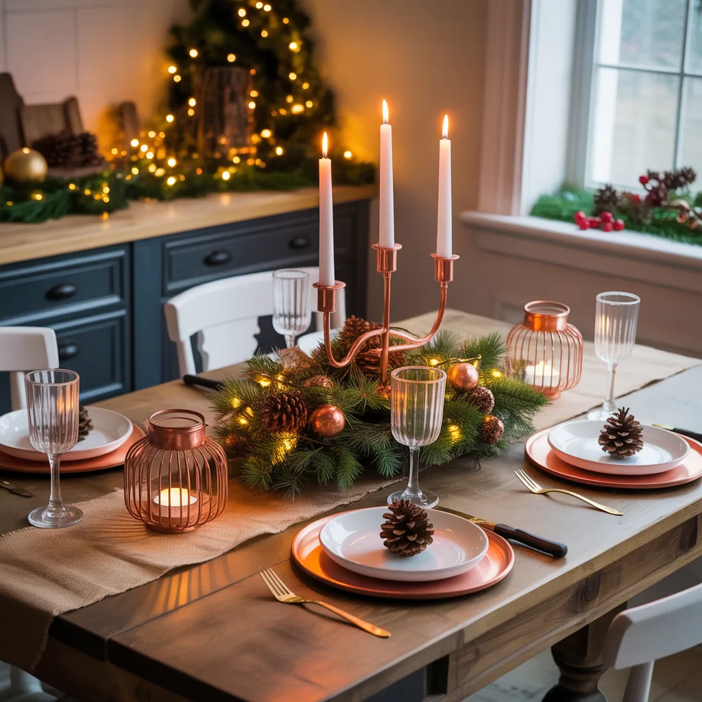 ideas for christmas table decorations 2