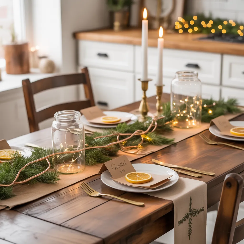 ideas for christmas table decorations 2