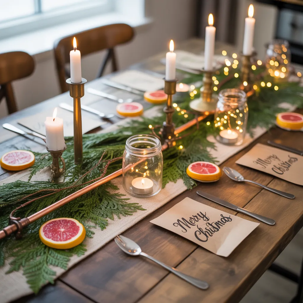 ideas for christmas table decorations 2