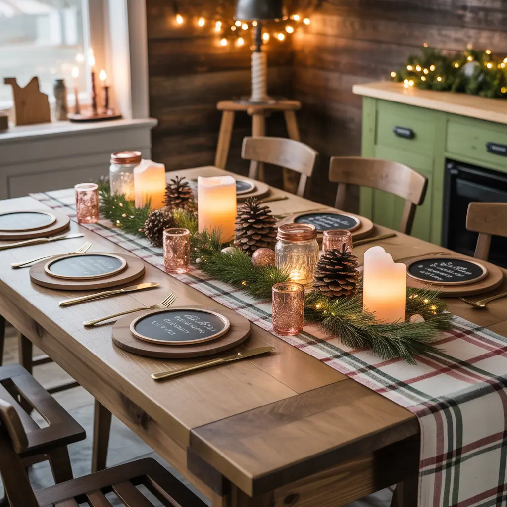 ideas for christmas table decorations 2