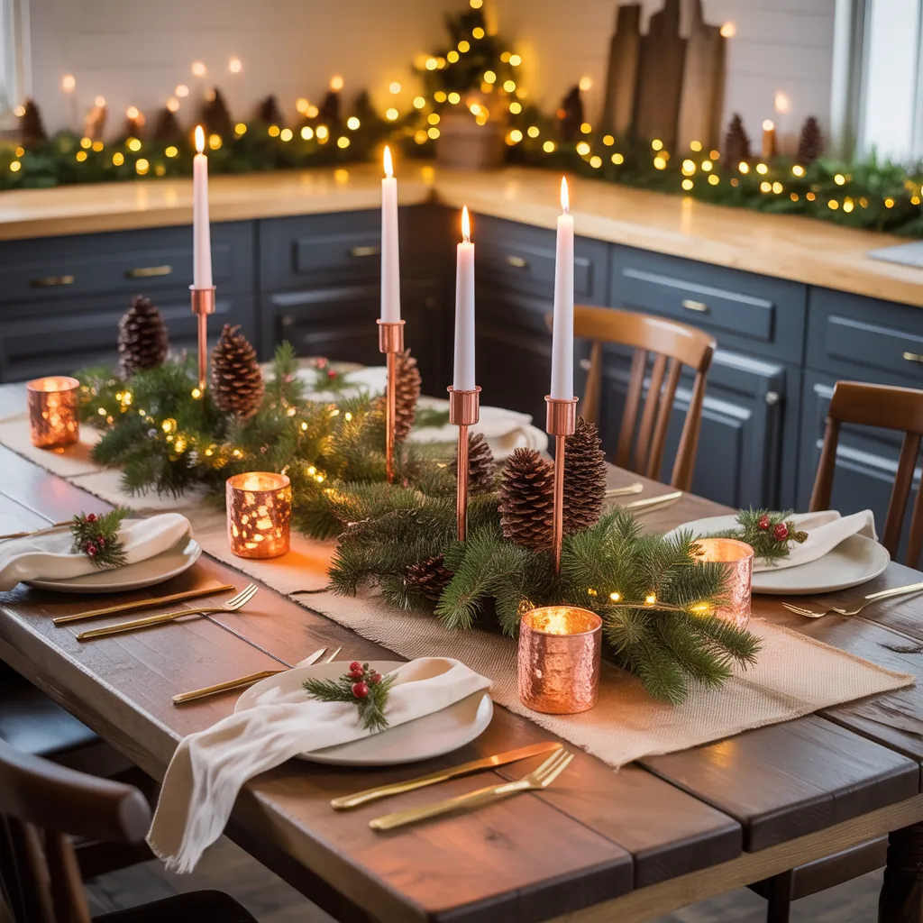 ideas for christmas table decorations 2