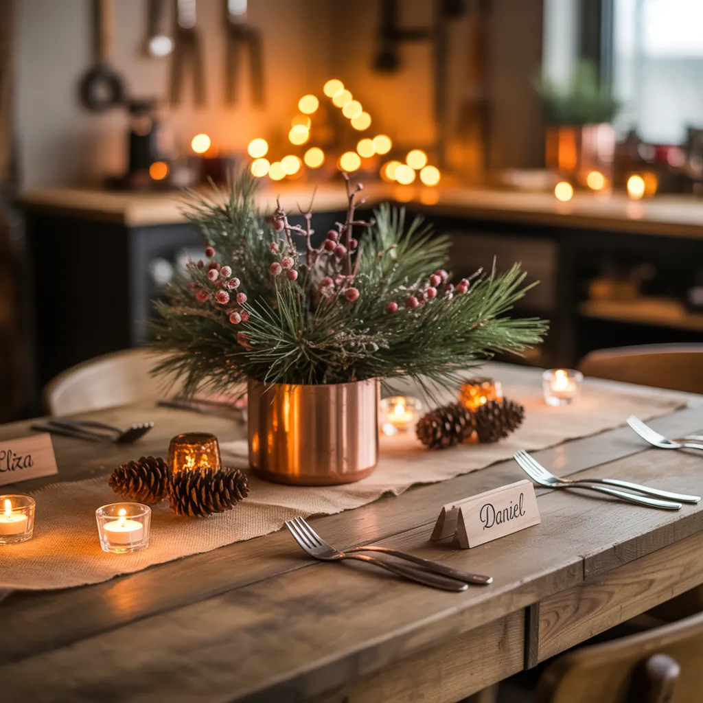 ideas for christmas table decorations 2