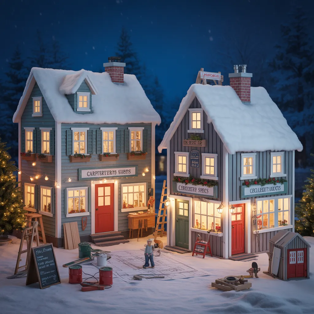 ideas for christmas village