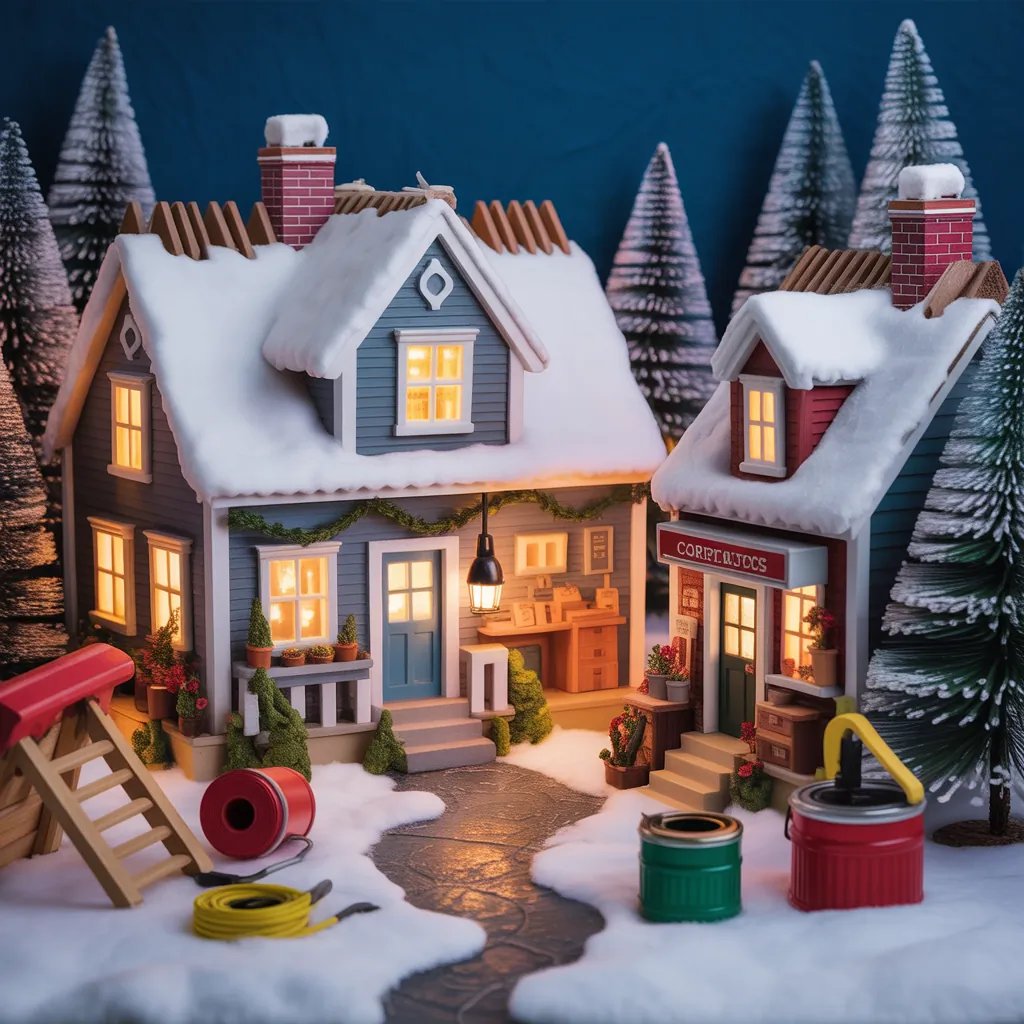 ideas for christmas village