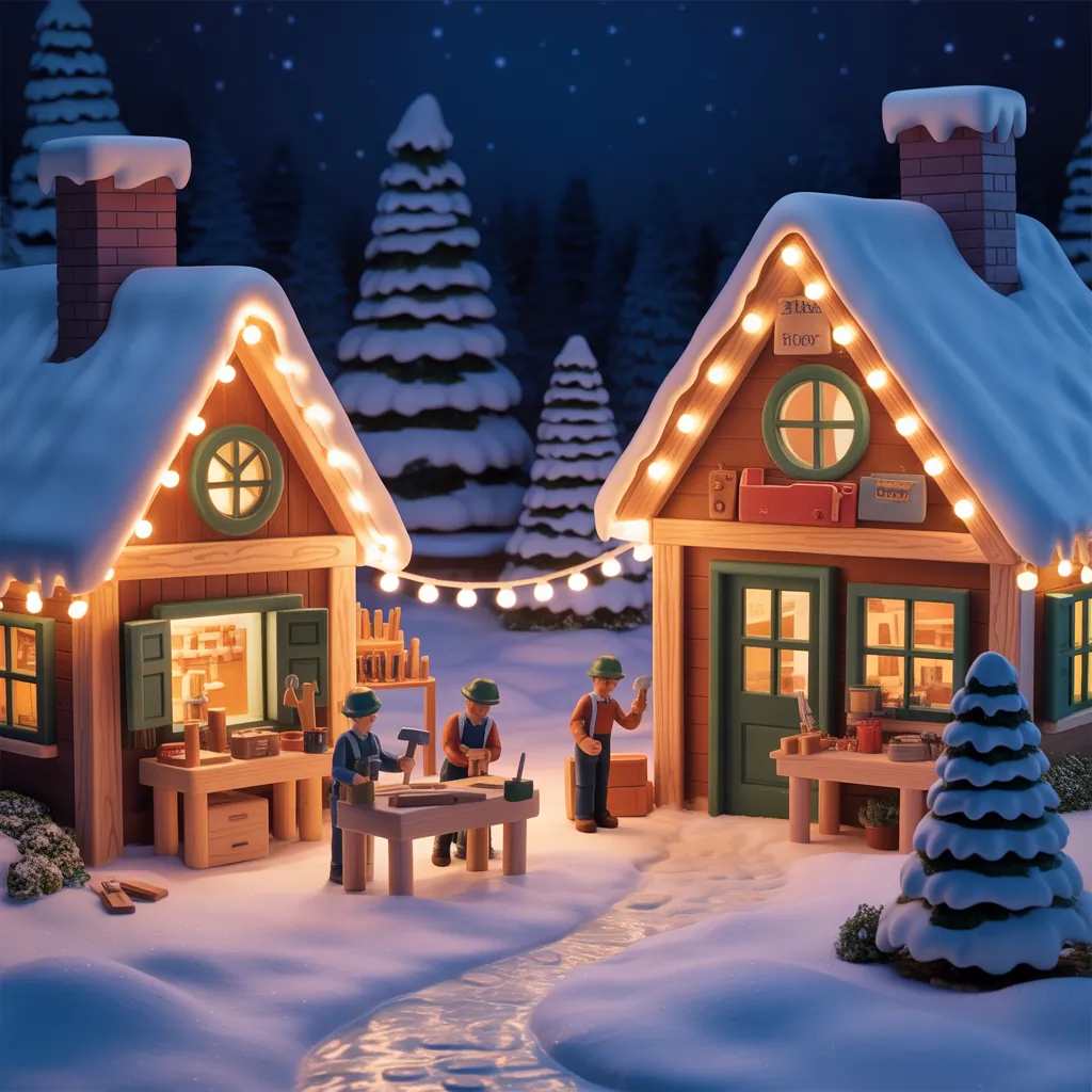 ideas for christmas village