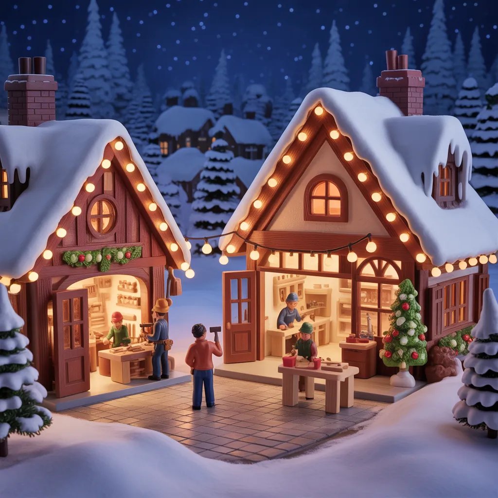 ideas for christmas village