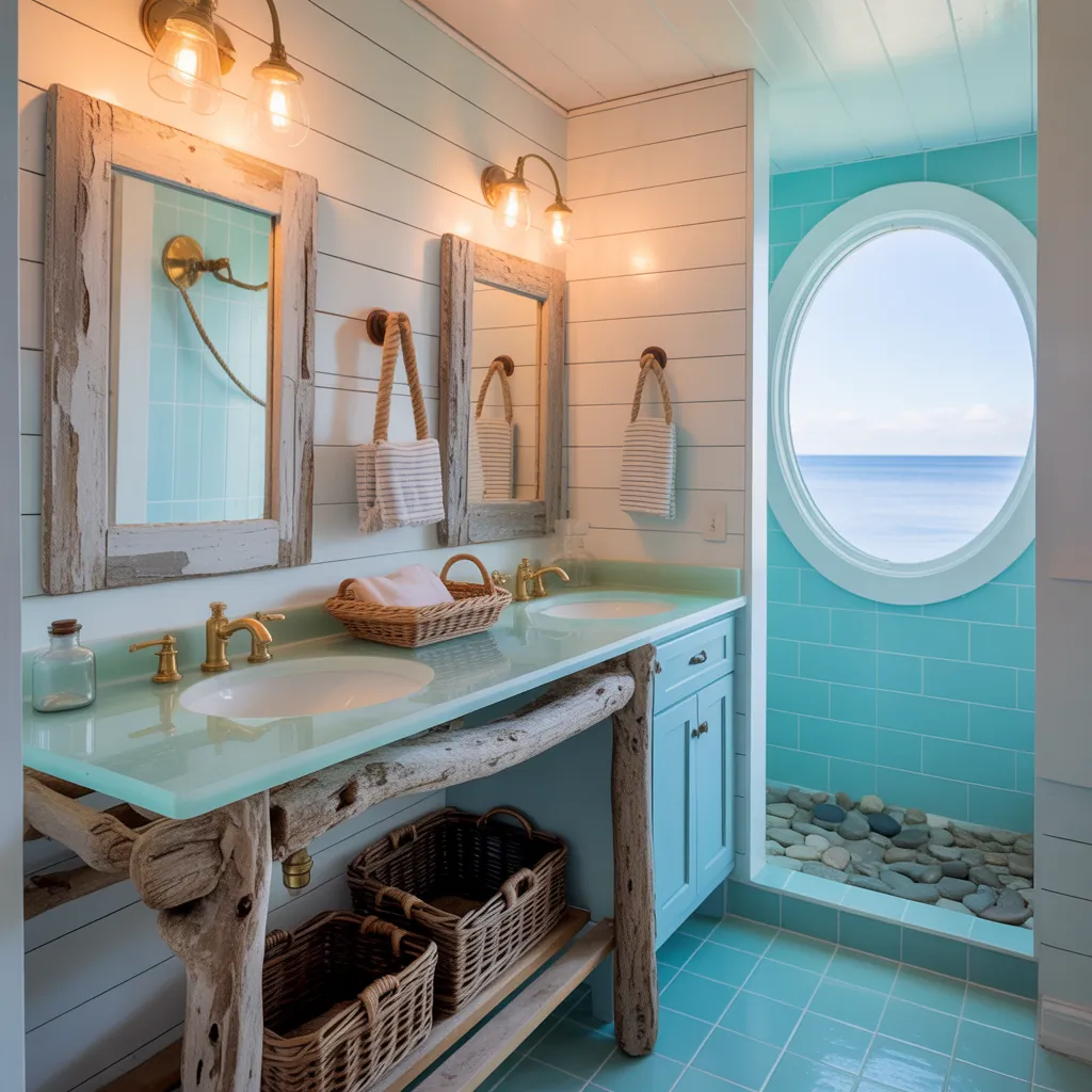 ideas for coastal bathroom