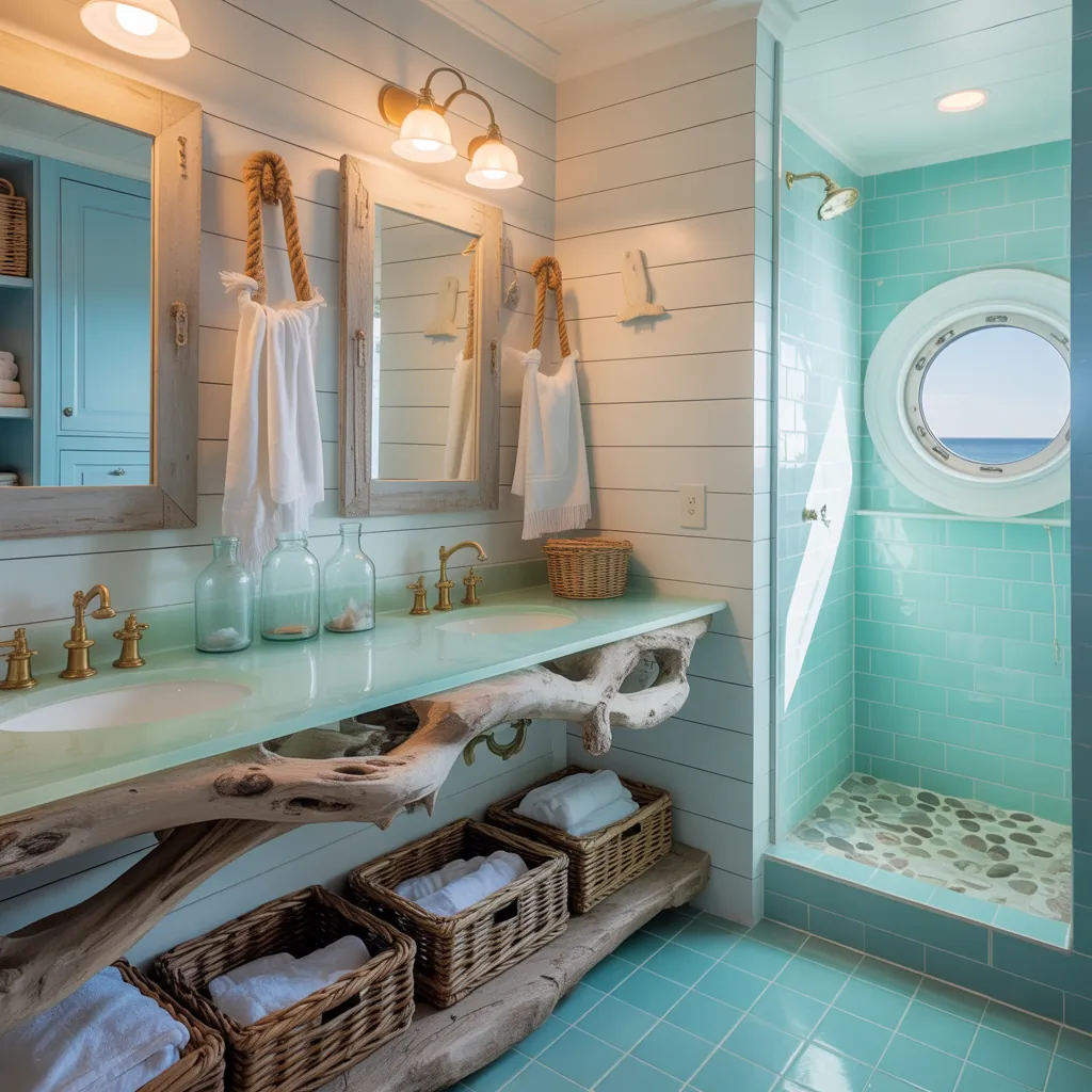 ideas for coastal bathroom