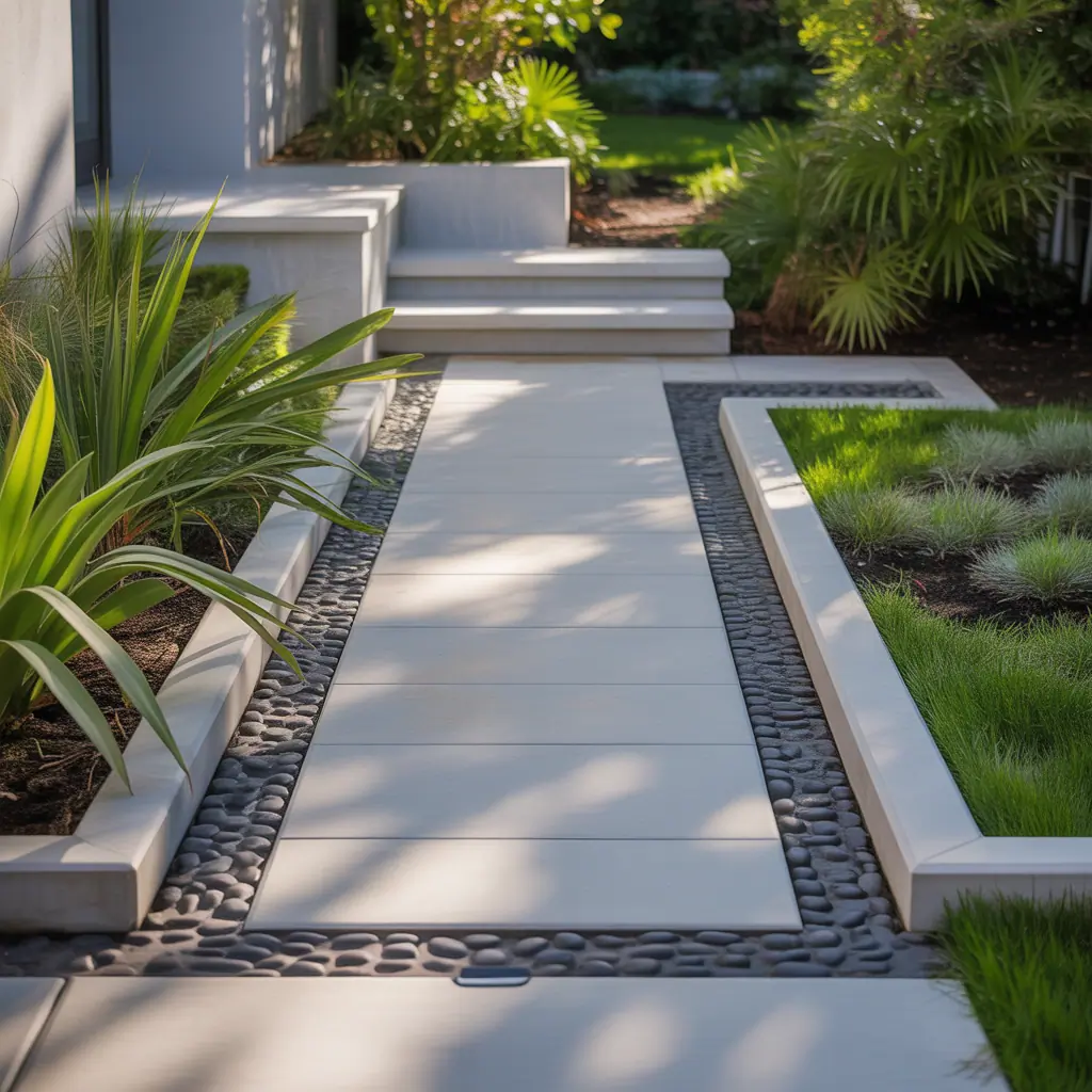 ideas for concrete edging