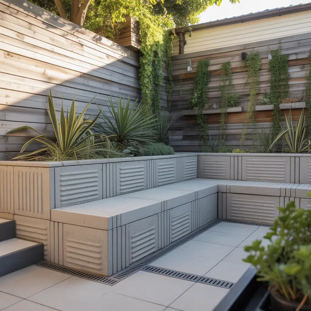 ideas for concrete retaining walls