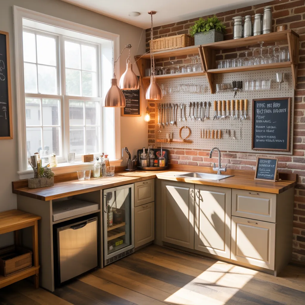 ideas for corner bar