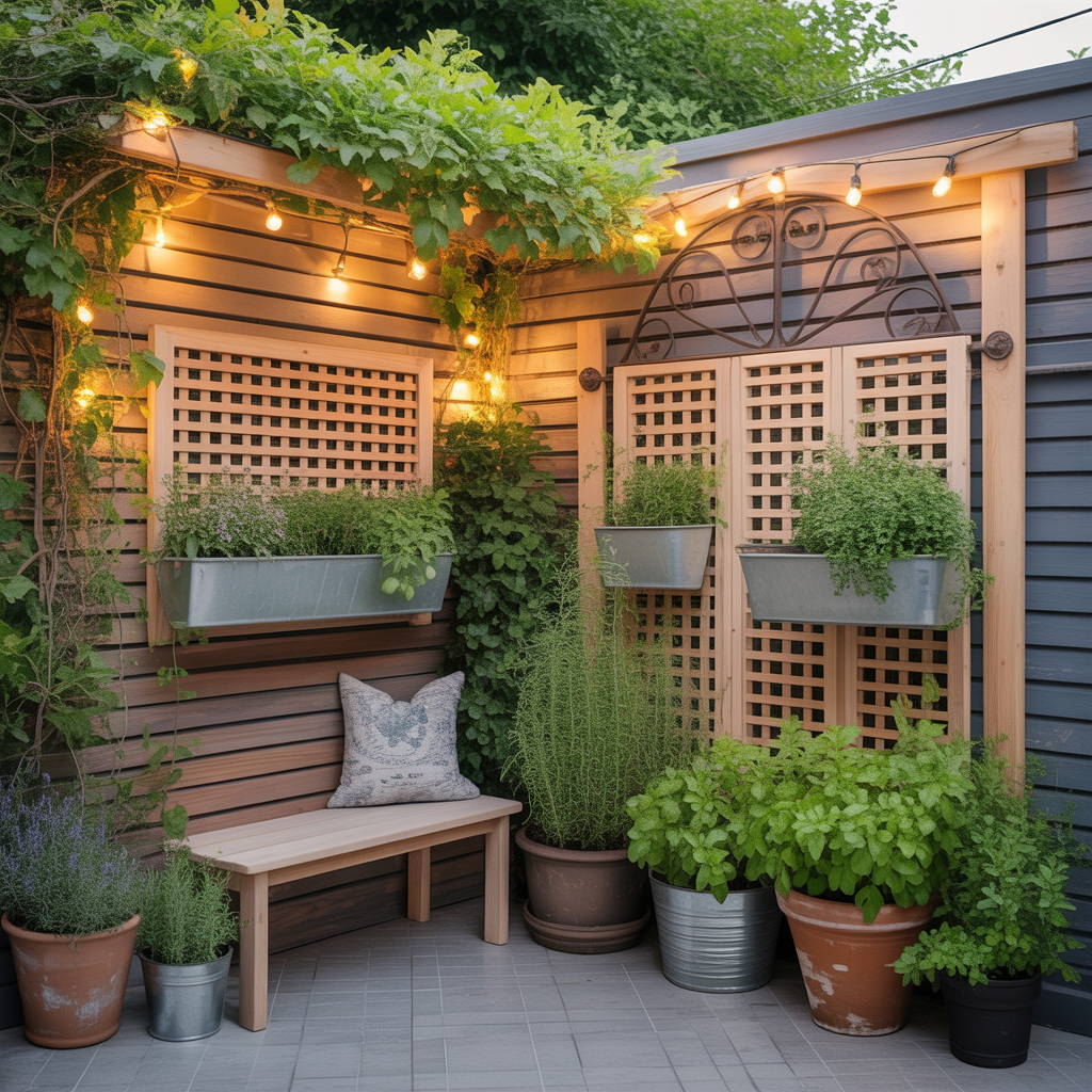 ideas for corner trellis