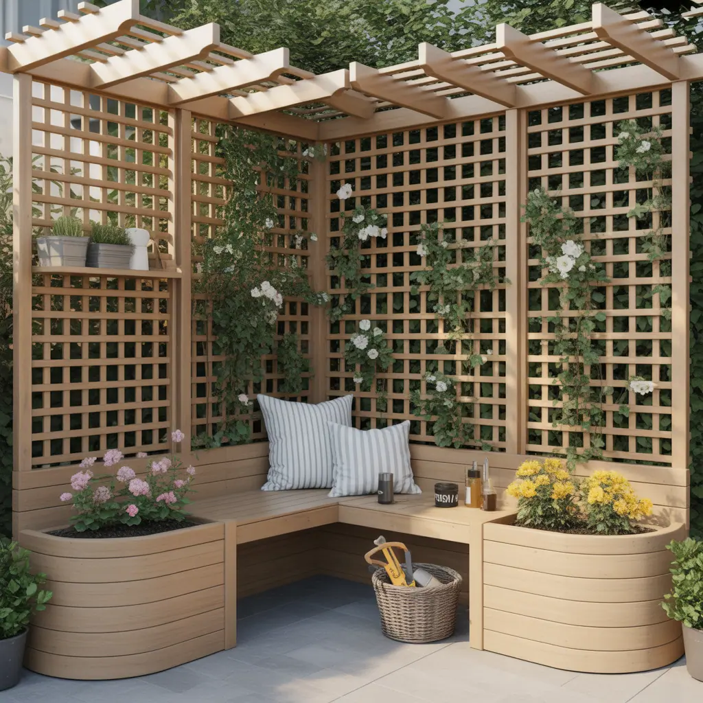 ideas for corner trellis