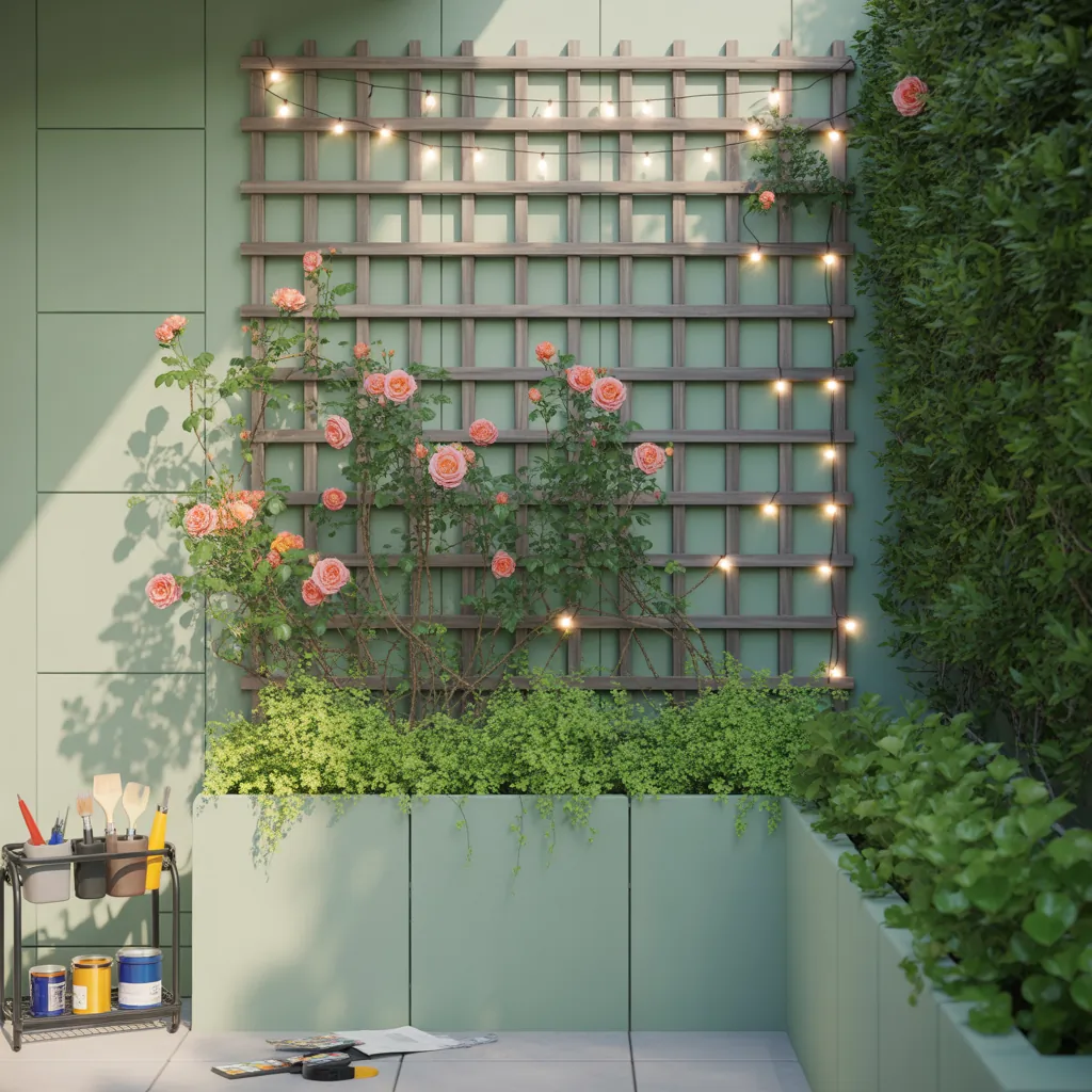 ideas for corner trellis