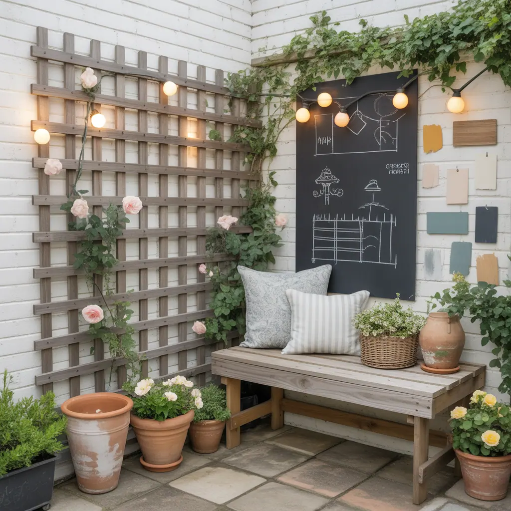 ideas for corner trellis