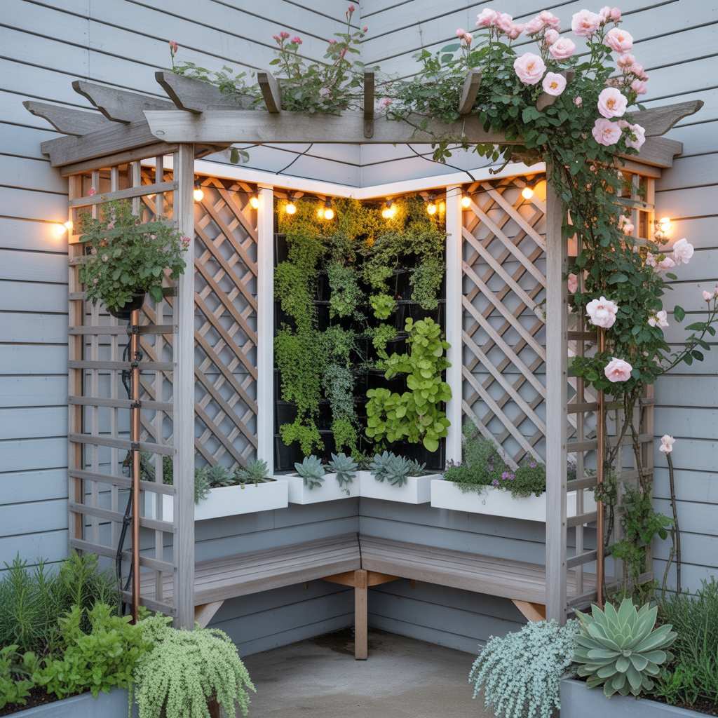 ideas for corner trellis