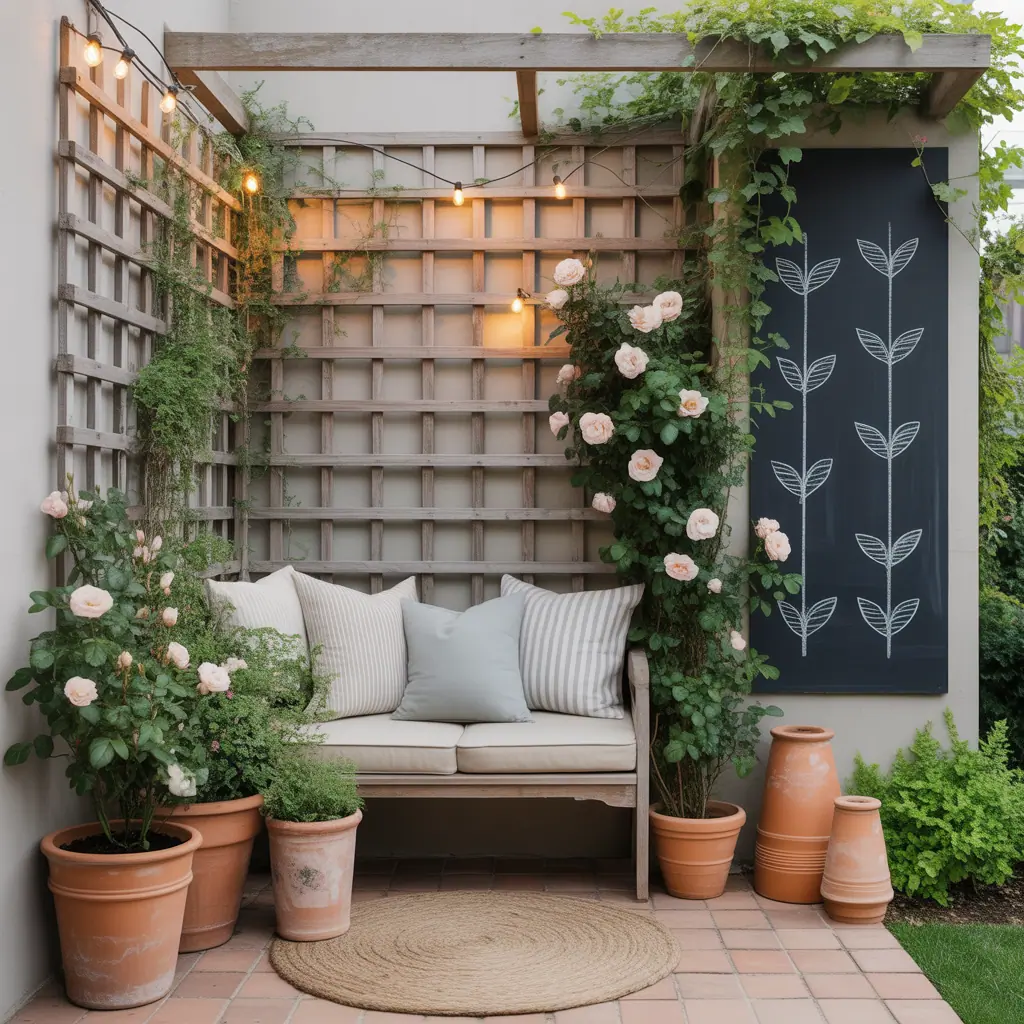 ideas for corner trellis