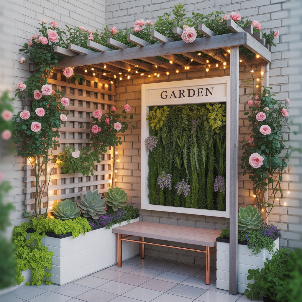 ideas for corner trellis