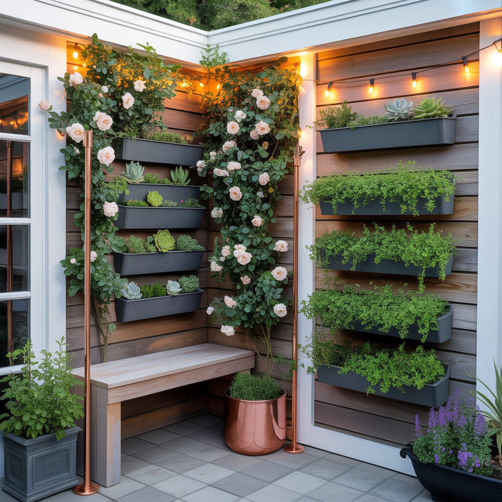 ideas for corner trellis