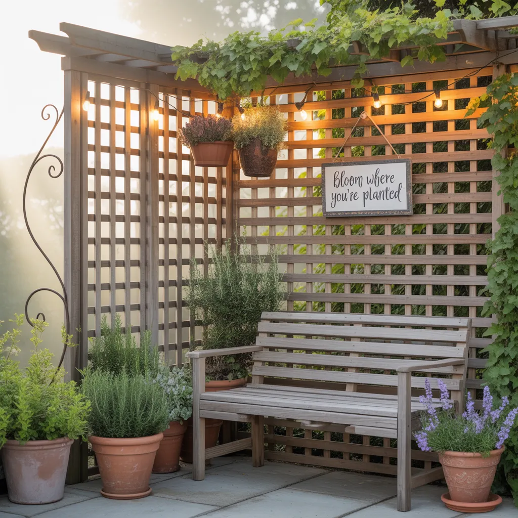 ideas for corner trellis