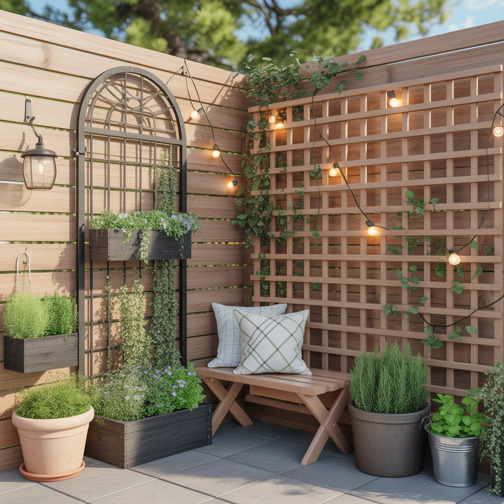 ideas for corner trellis
