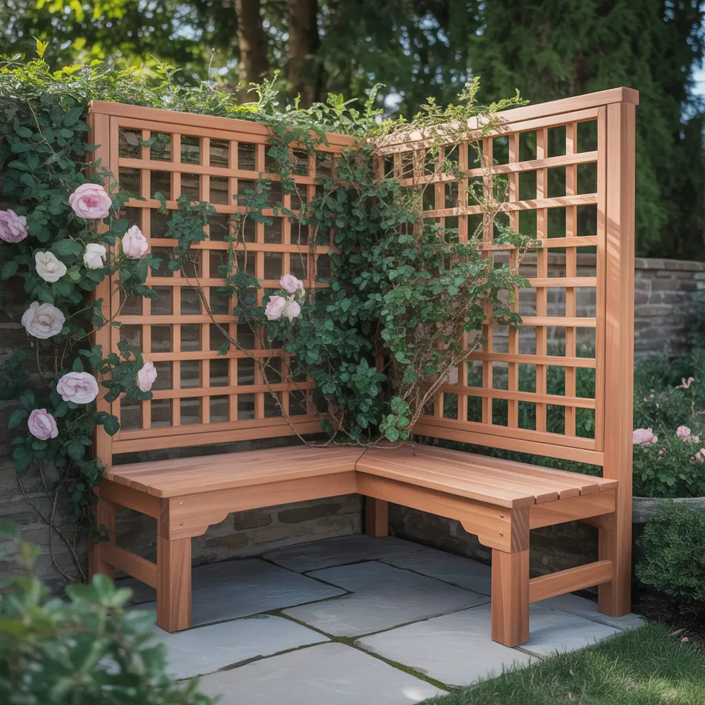 ideas for corner trellis