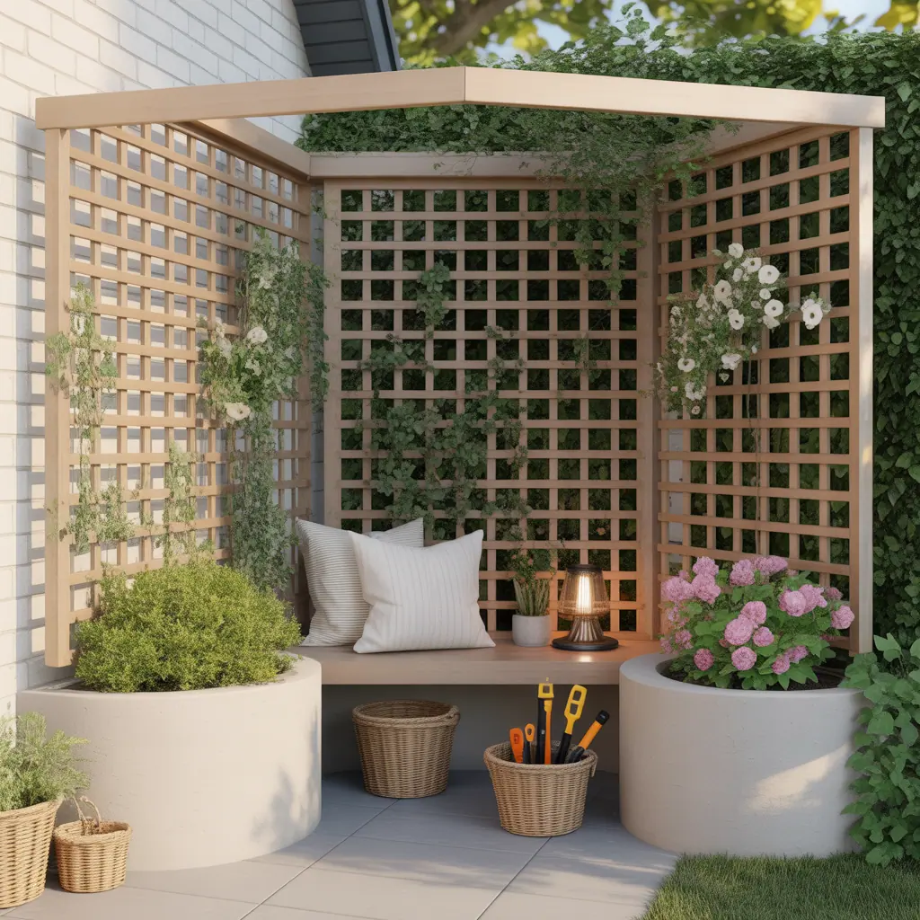 ideas for corner trellis
