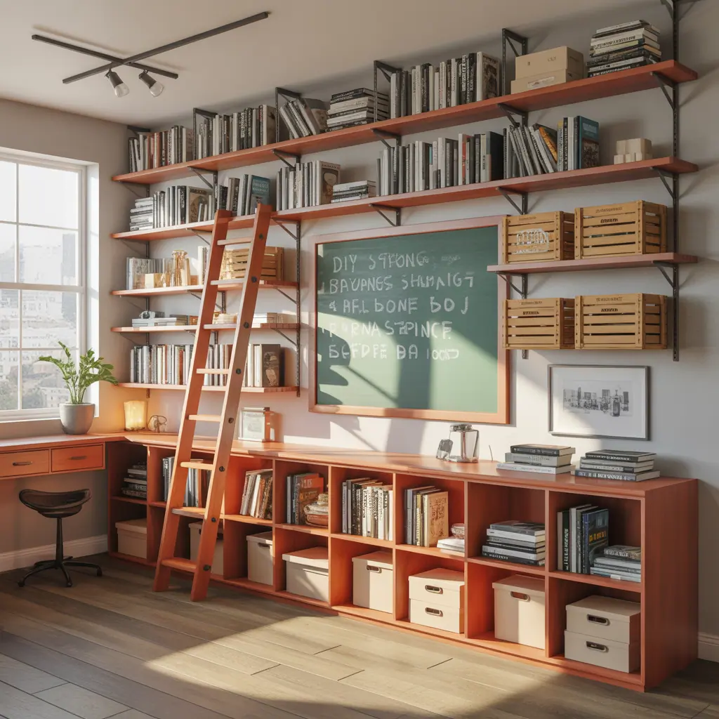 ideas for creative book storage