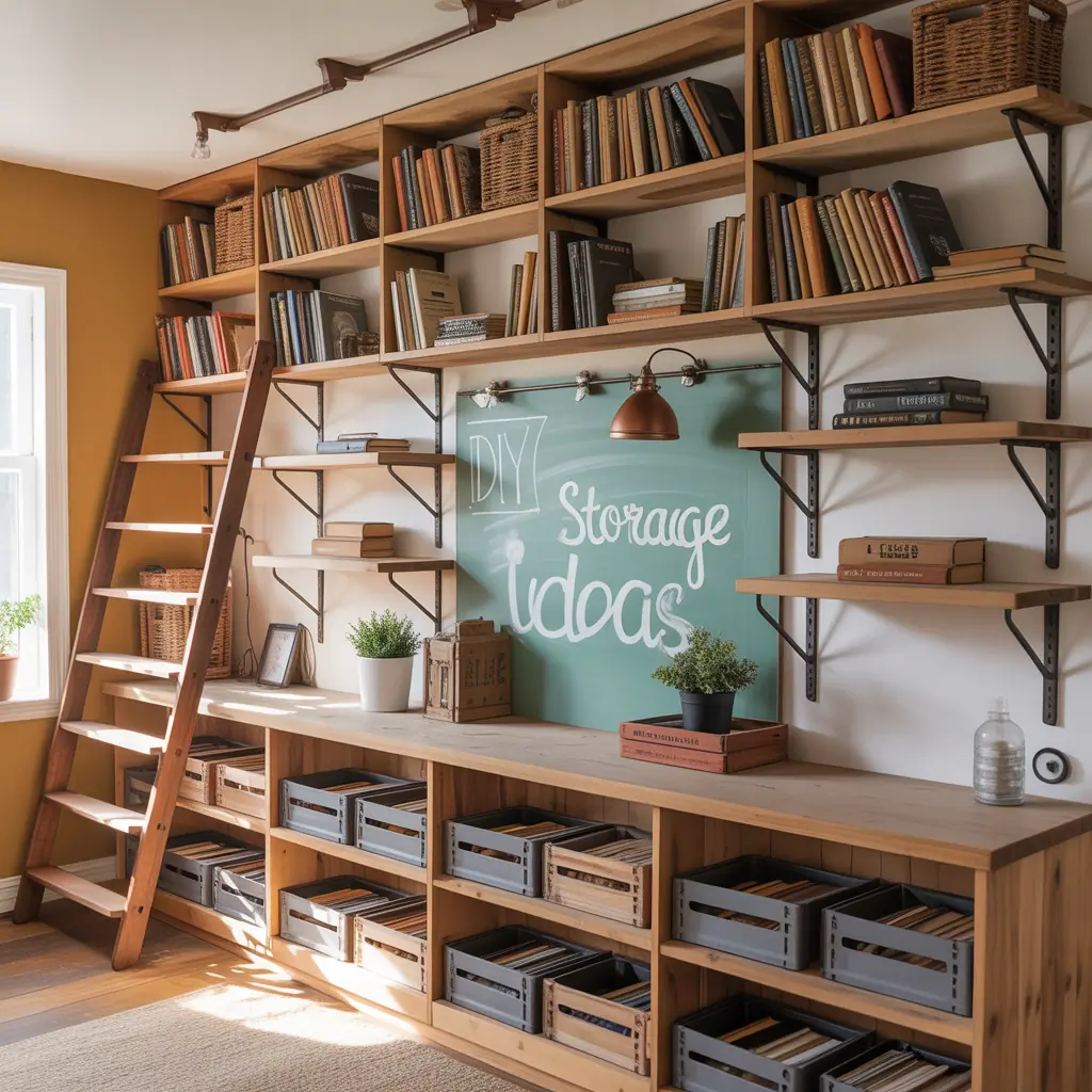 ideas for creative book storage