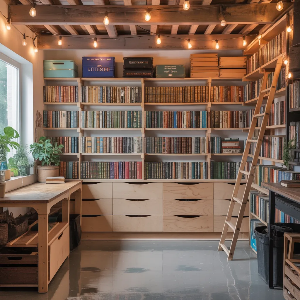 ideas for creative book storage