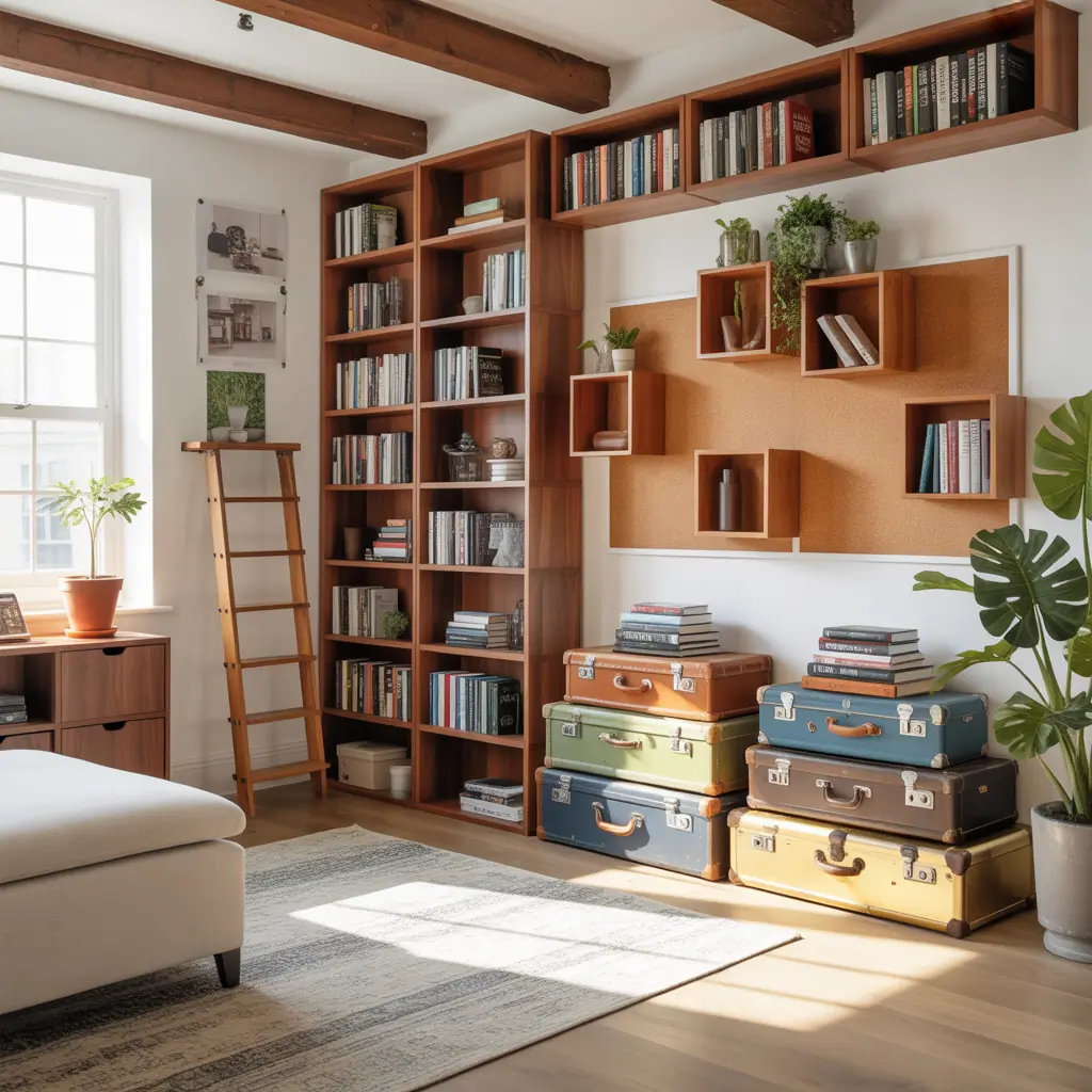 ideas for creative book storage
