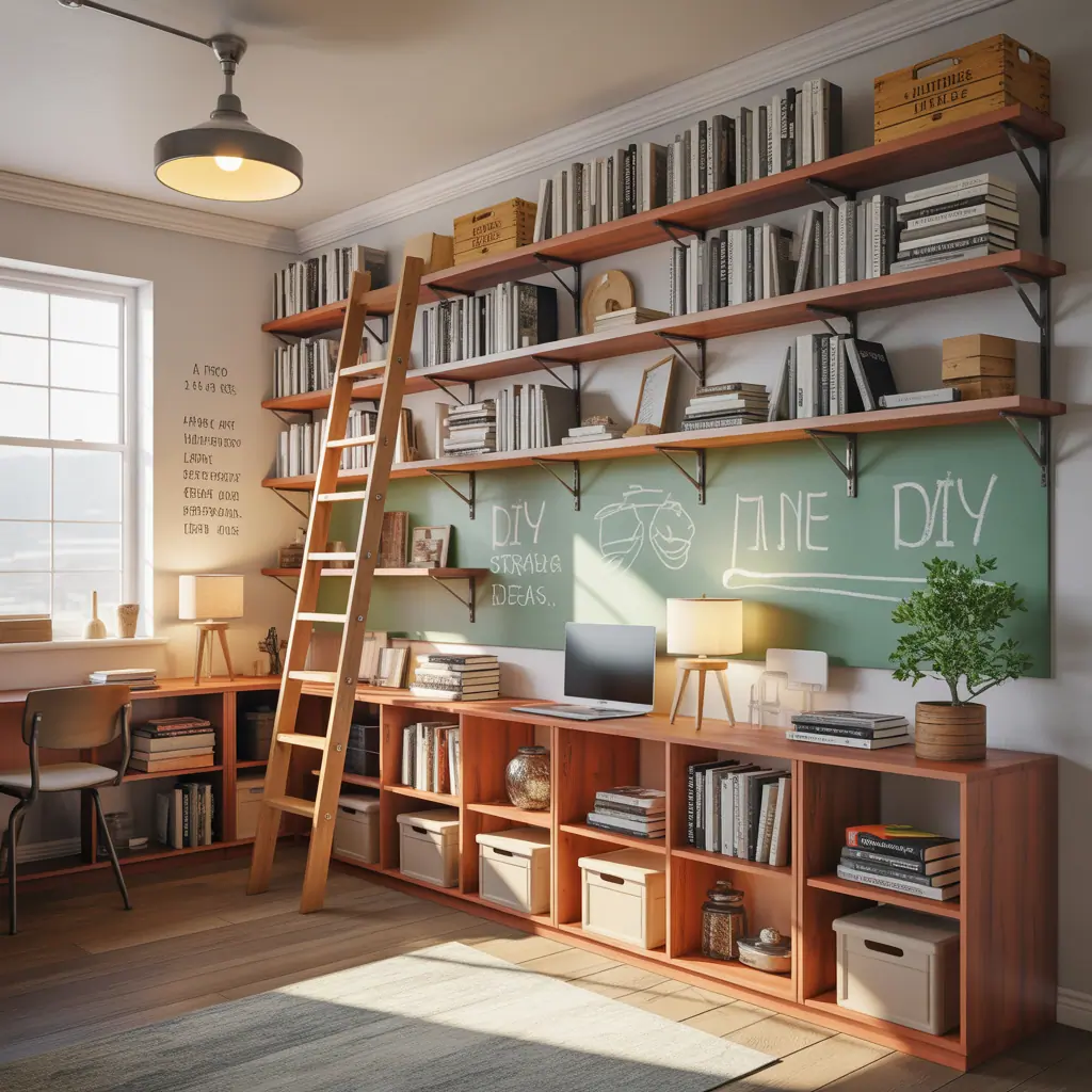 ideas for creative book storage