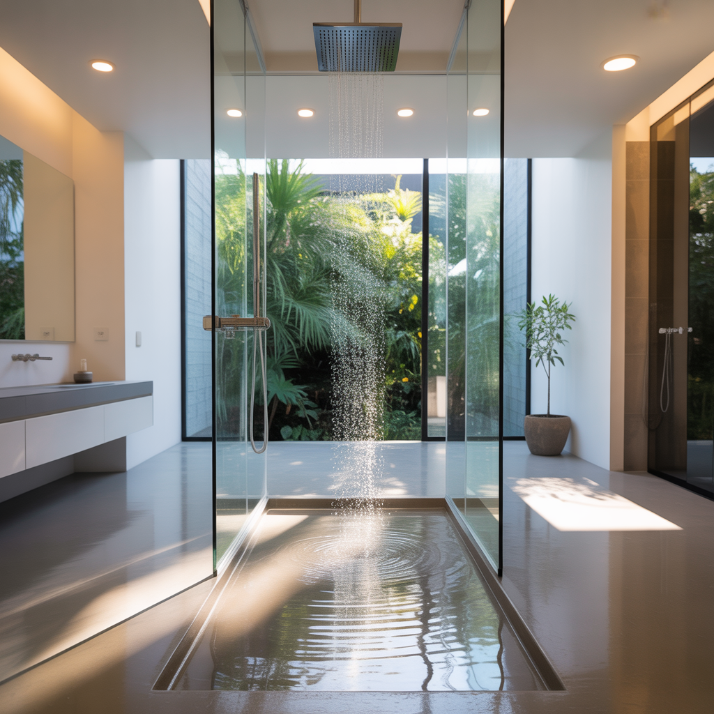 ideas for curbless showers