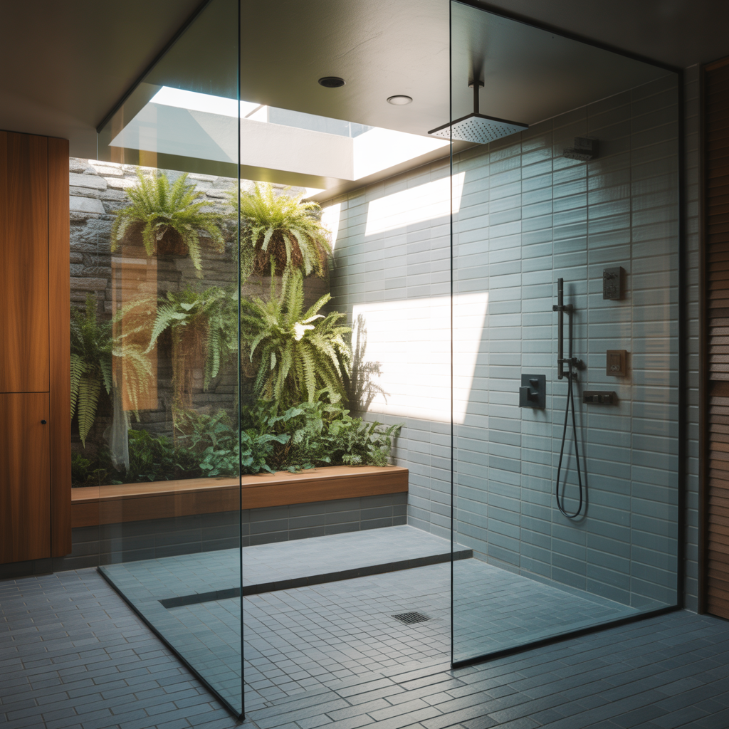 ideas for curbless showers
