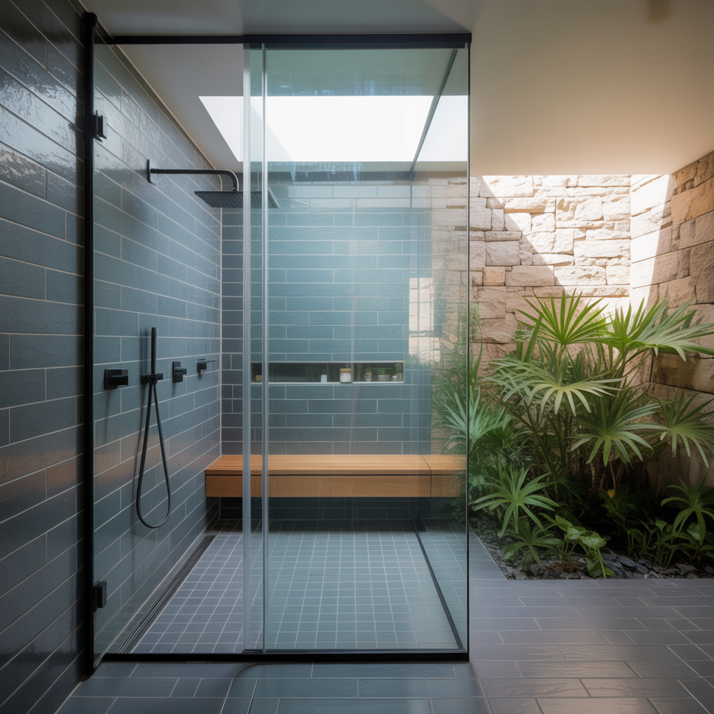 ideas for curbless showers