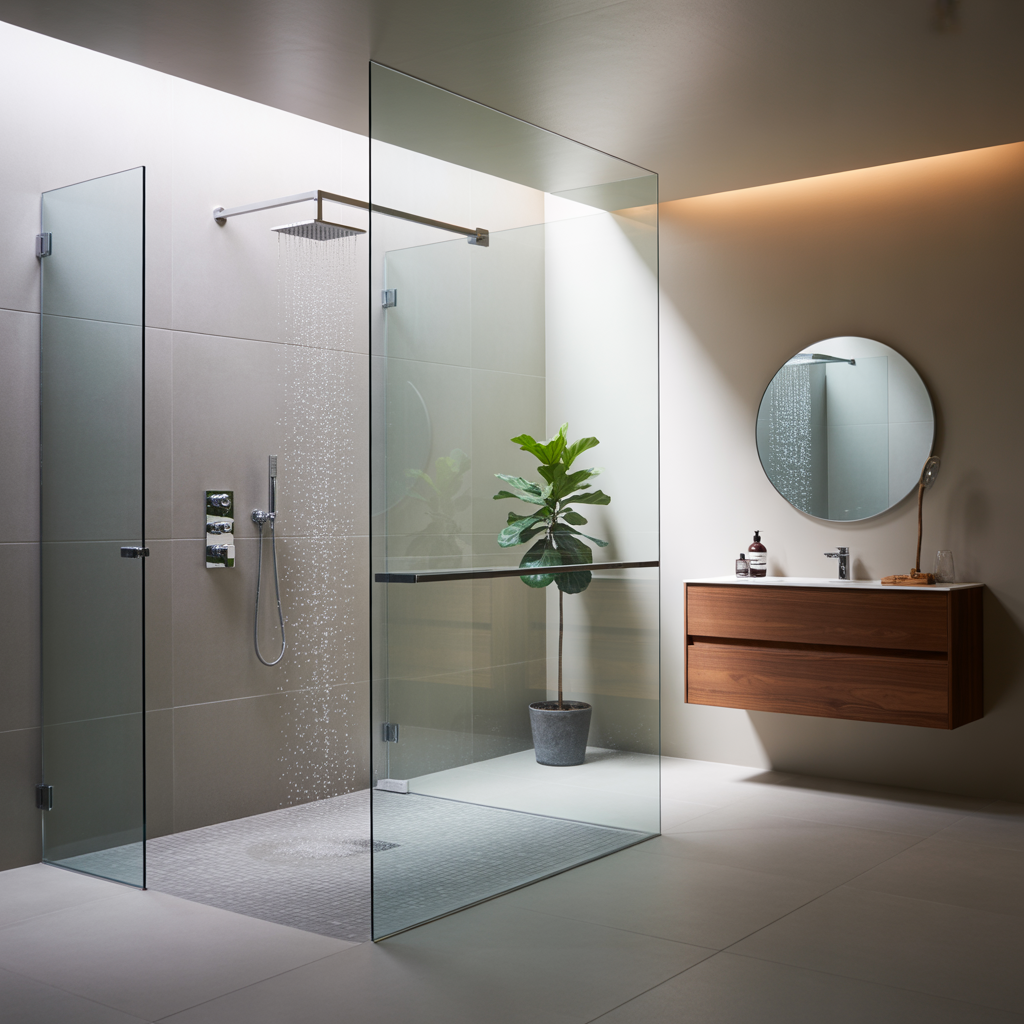 ideas for curbless showers